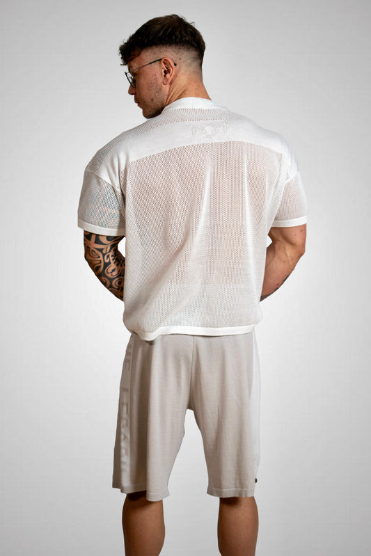 T-Shirt Rete THE LEGACY - Bianco