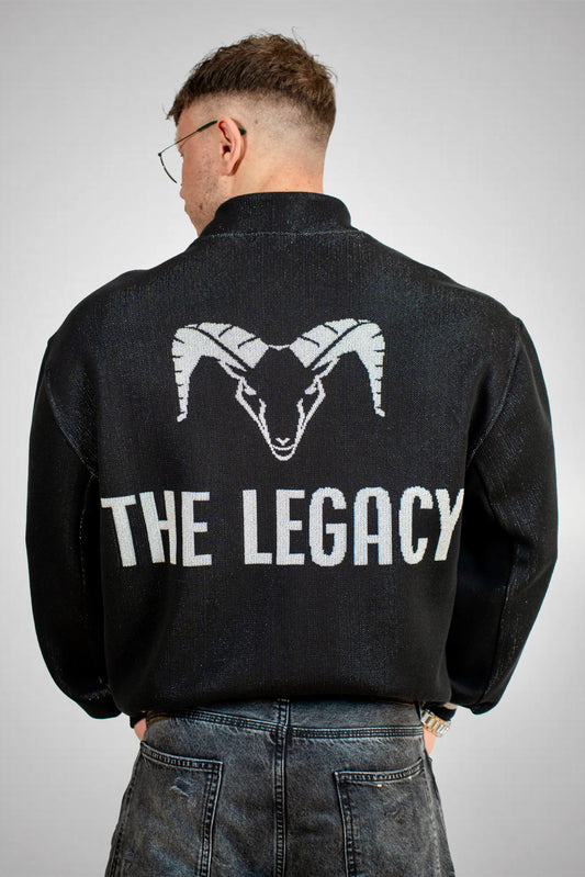 Bomber Oversize Unisex THE LEGACY - Nero