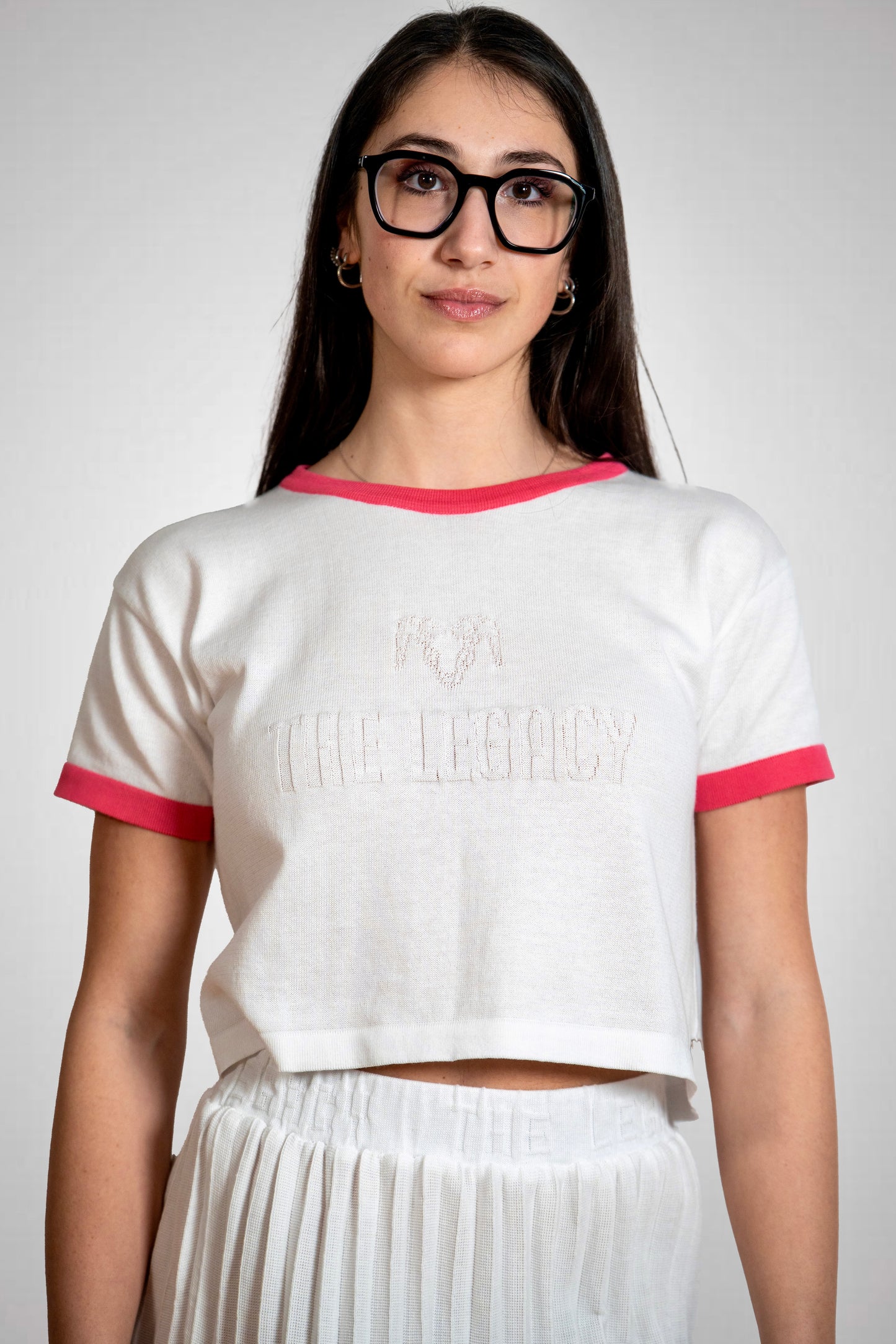 Maglia Crop THE LEGACY - Bianco