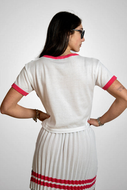 Maglia Crop THE LEGACY - Bianco