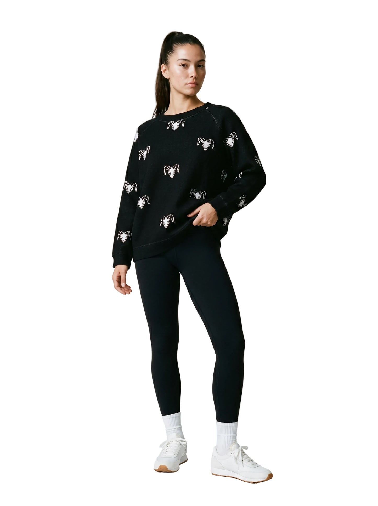 Felpa Raglan THE LEGACY - Nero