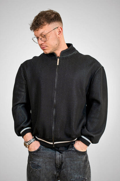 Bomber Oversize Unisex THE LEGACY - Nero