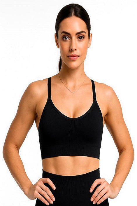 Reggiseno sportivo Easy THE LEGACY - NERO