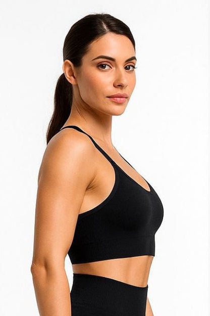 Reggiseno sportivo Easy THE LEGACY - NERO