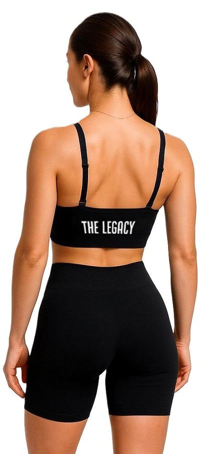 Reggiseno sportivo Easy THE LEGACY - NERO