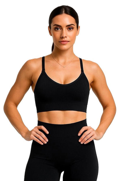 Reggiseno sportivo Easy THE LEGACY - NERO