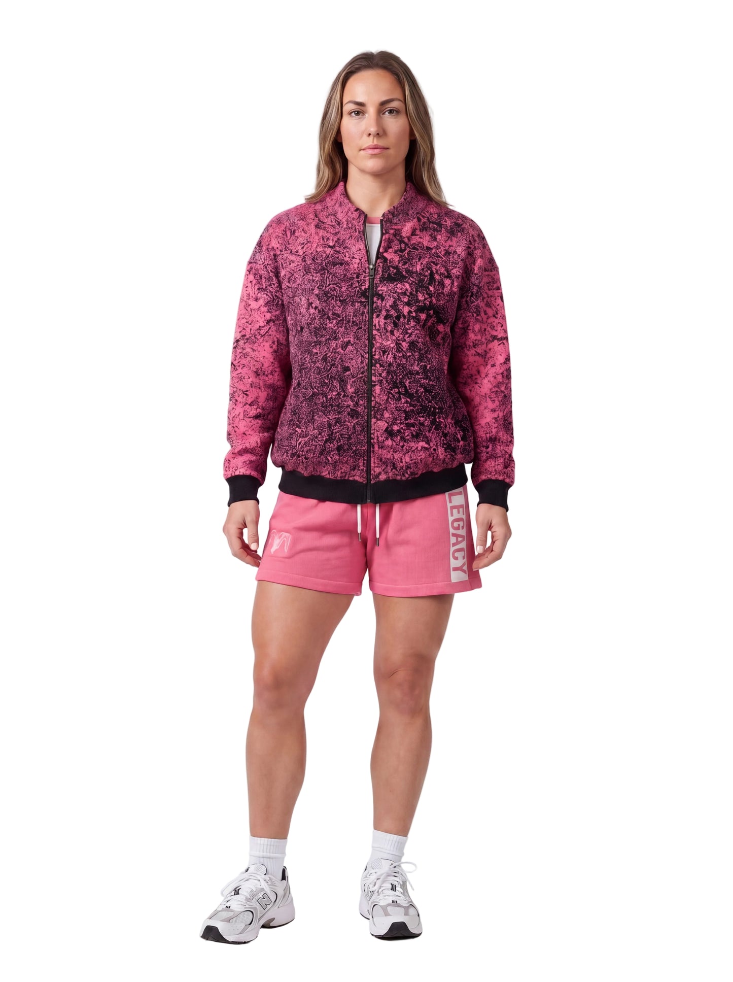 Bomber Marbled THE LEGACY - Fucsia