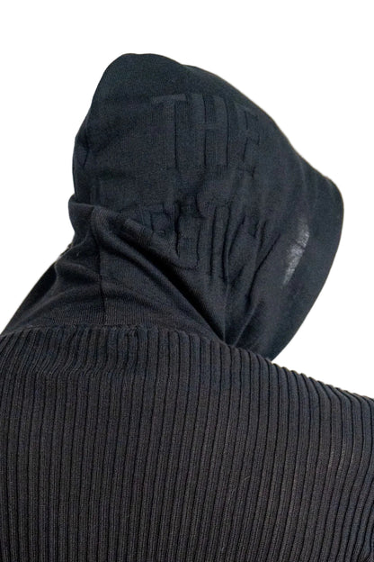 Maglia Coste con Cappuccio THE LEGACY - Nero