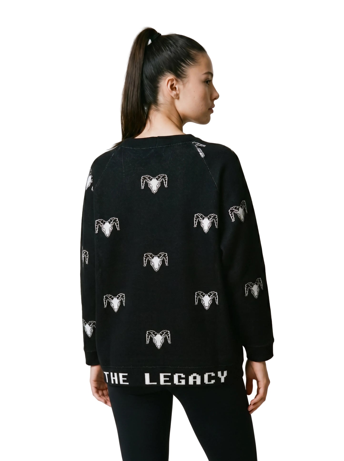 Felpa Raglan THE LEGACY - Nero