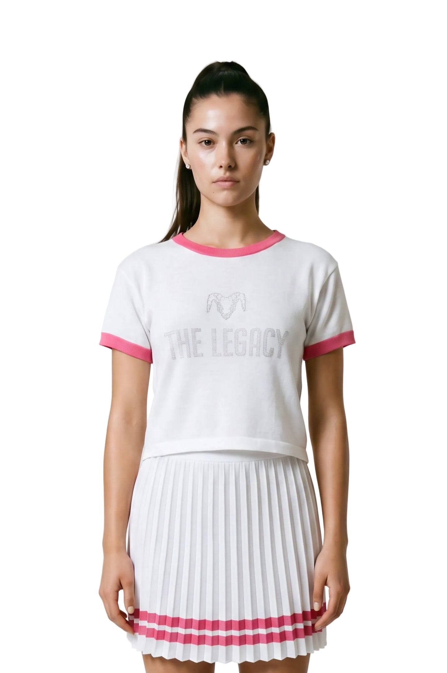 Maglia Crop THE LEGACY - Bianco