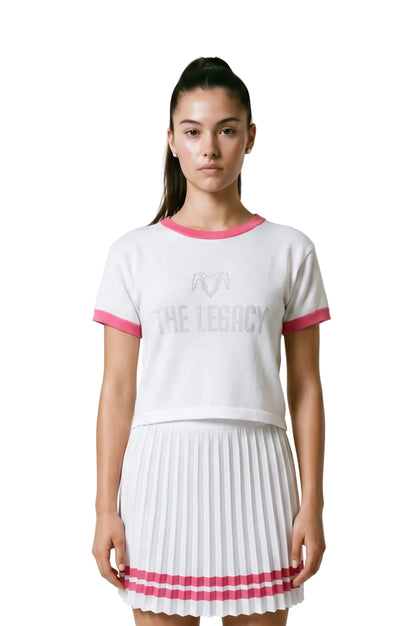 Maglia Crop THE LEGACY - Bianco