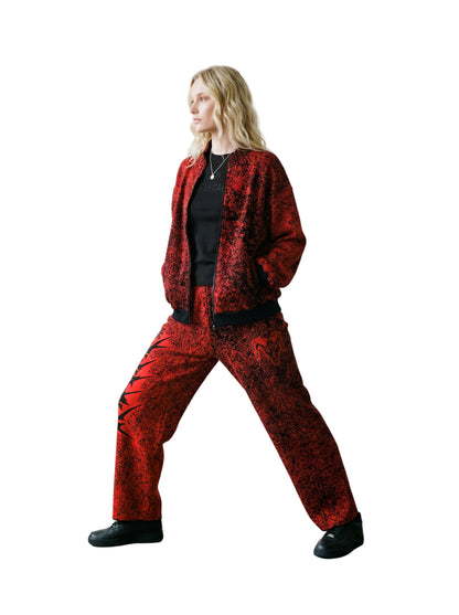 Bomber Marbled THE LEGACY - Rosso