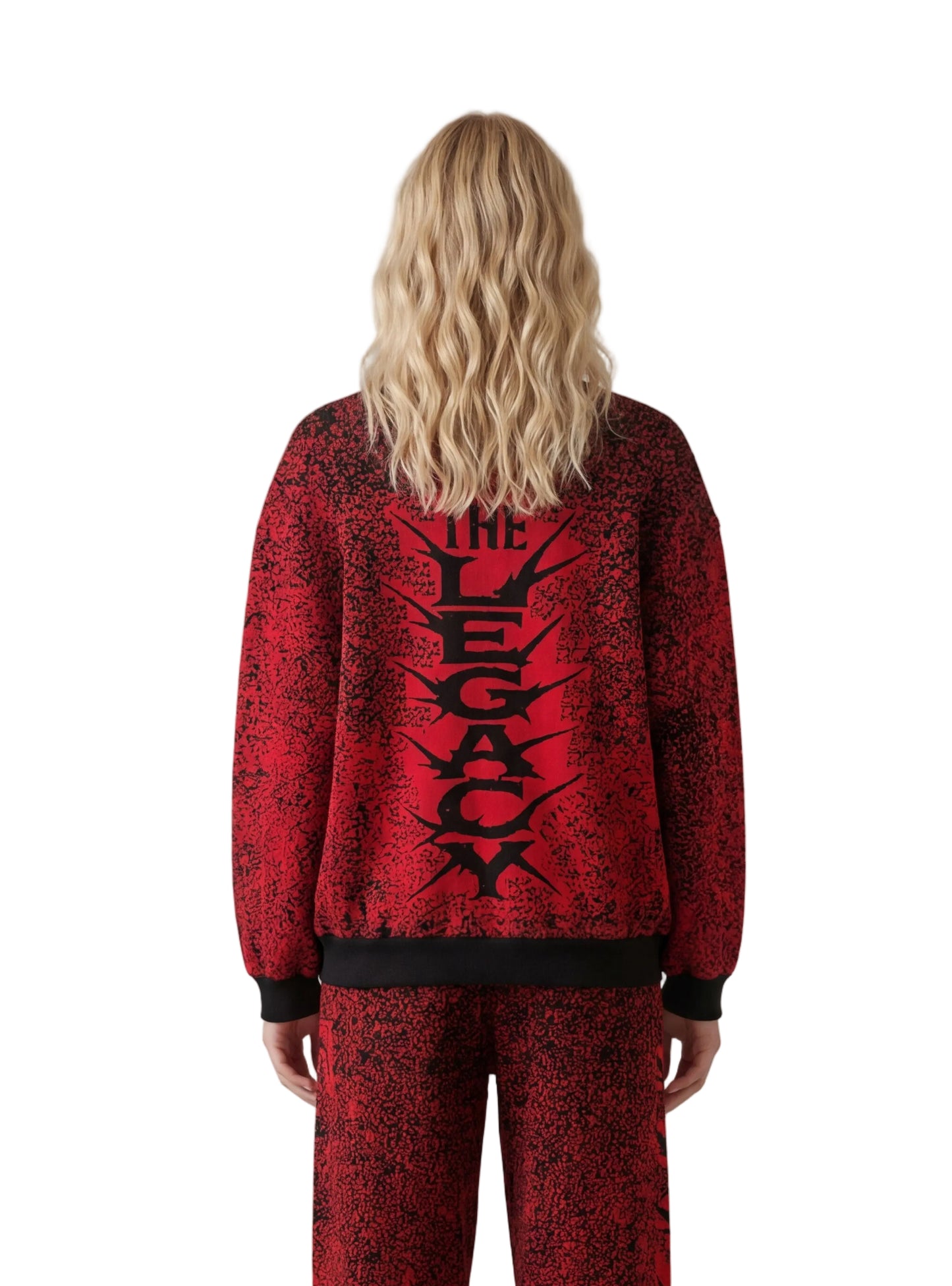 Bomber Marbled THE LEGACY - Rosso