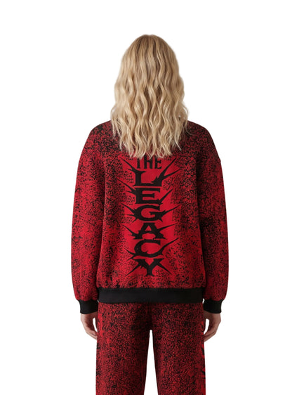 Bomber Marbled THE LEGACY - Rosso