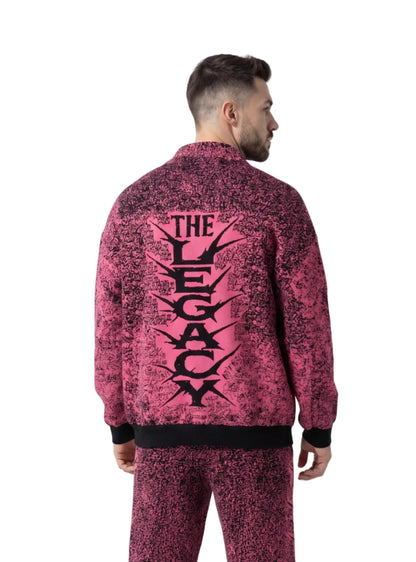 Bomber Marbled THE LEGACY - Fucsia
